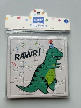 6ct Fossil Friends Dinosaur Puzzle Party
Favors - Spritz™